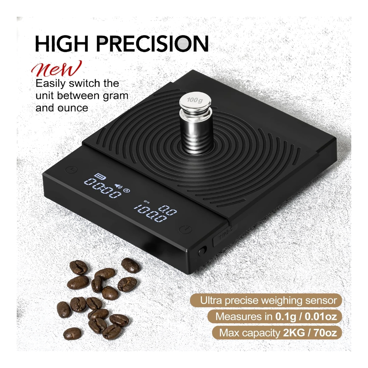TIMEMORE Black Mirror Basic 2 Coffee Scale